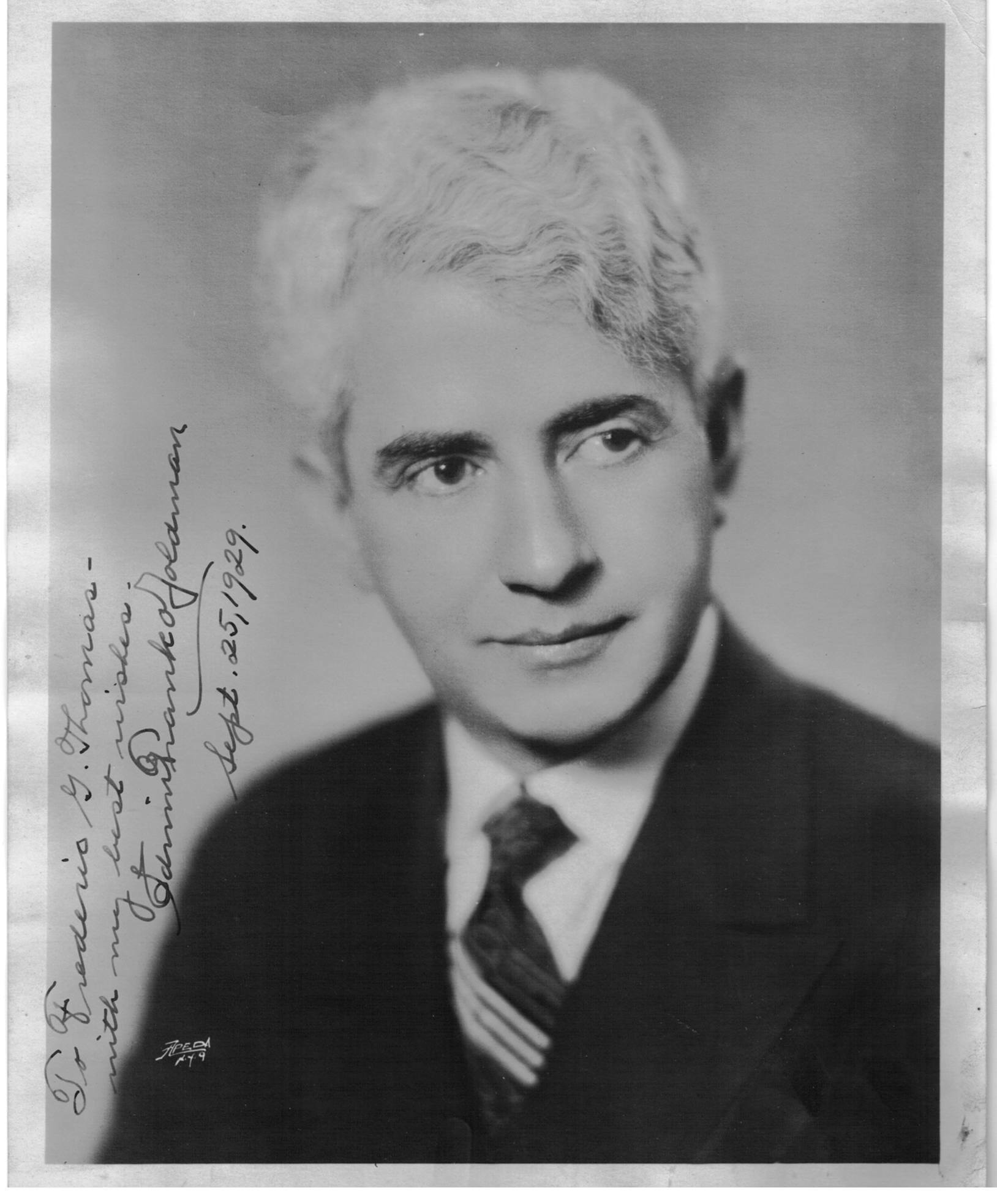 My uncle's autographed photo of Goldman