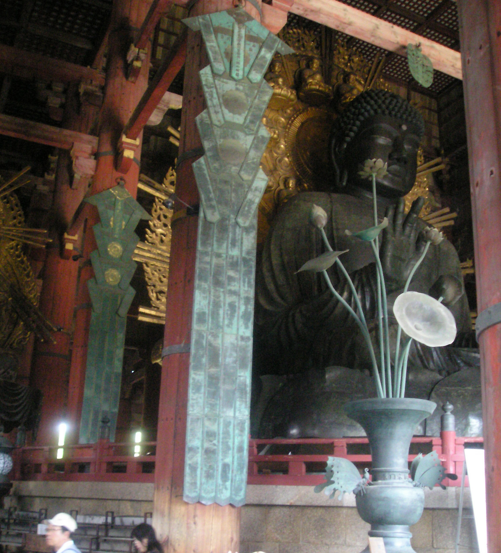 The Giant Buddha (Daibutsu) at Todaiji Temple in Nara