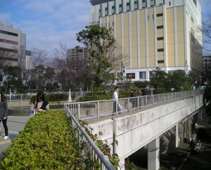 Hotel & Central Square at Shin Yuri Station (Kawasaki)