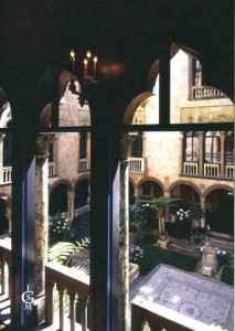 The Courtyard at the Gardiner Museum