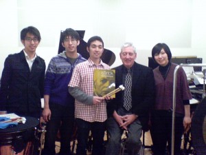 (L to R) Tatsuya Takatori, Fumiya Takatori, Yu Ishimine, Bill, Shiyono Kanako