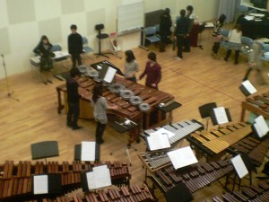 Rehearsal of "Rebana Loops"