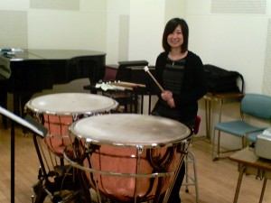 Yoko (senior year) on Aehnelt Timpani