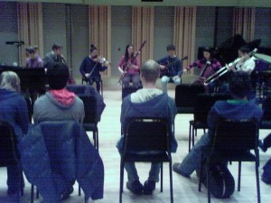 Second improvised piece on the CMM final recital on February 28, 2012