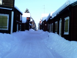 A street in Öjebyn