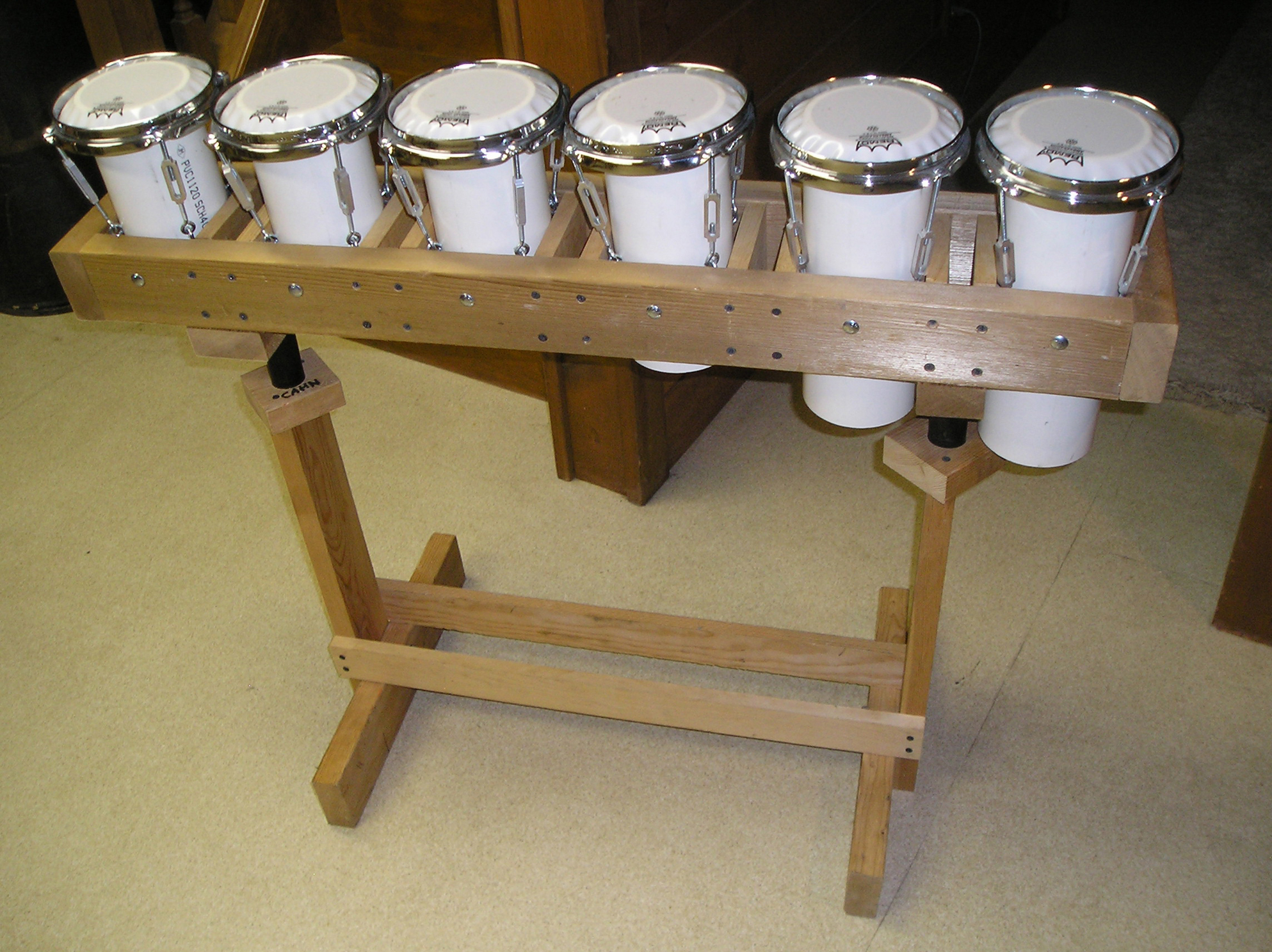 Mounted Set of Six Boobams