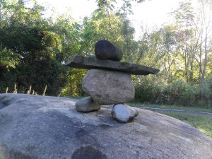 A small Inuksuit