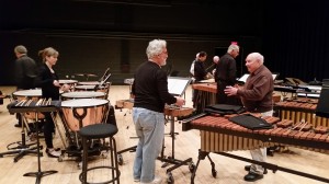 "Octet" rehearsal (l to r) Don Liuzzi, Angela Zator Nelson, Garry, Russell, Chris Deviney, Bob, Tony Orlando, Alan Abel