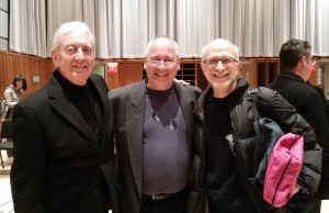 After the Performance of"Drumming" at Curtis on Nov. 14, 2014 (l to r): Bill, Don Liuzzi, Russell