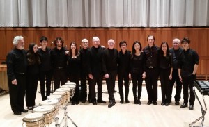 "Drumming" performers - Curtis percussionists with NEXUS - Nov. 14, 2014