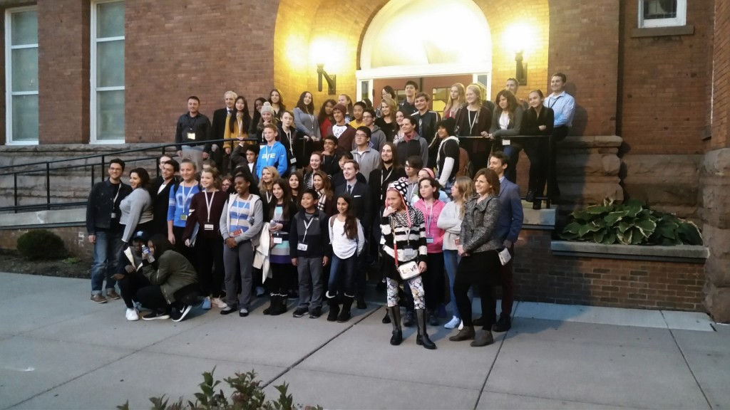 Student participants in the 2015 Meritas sessions at the Hochstein School of Music in Rochester, New York