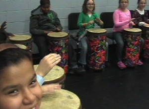 Group 1 of ROC Drummers practicing "Damba"