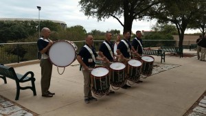 In between sessions we stopped for a moment to listen to a rehearsal of the U.S. Army Old Guard Fife & Drum Corps