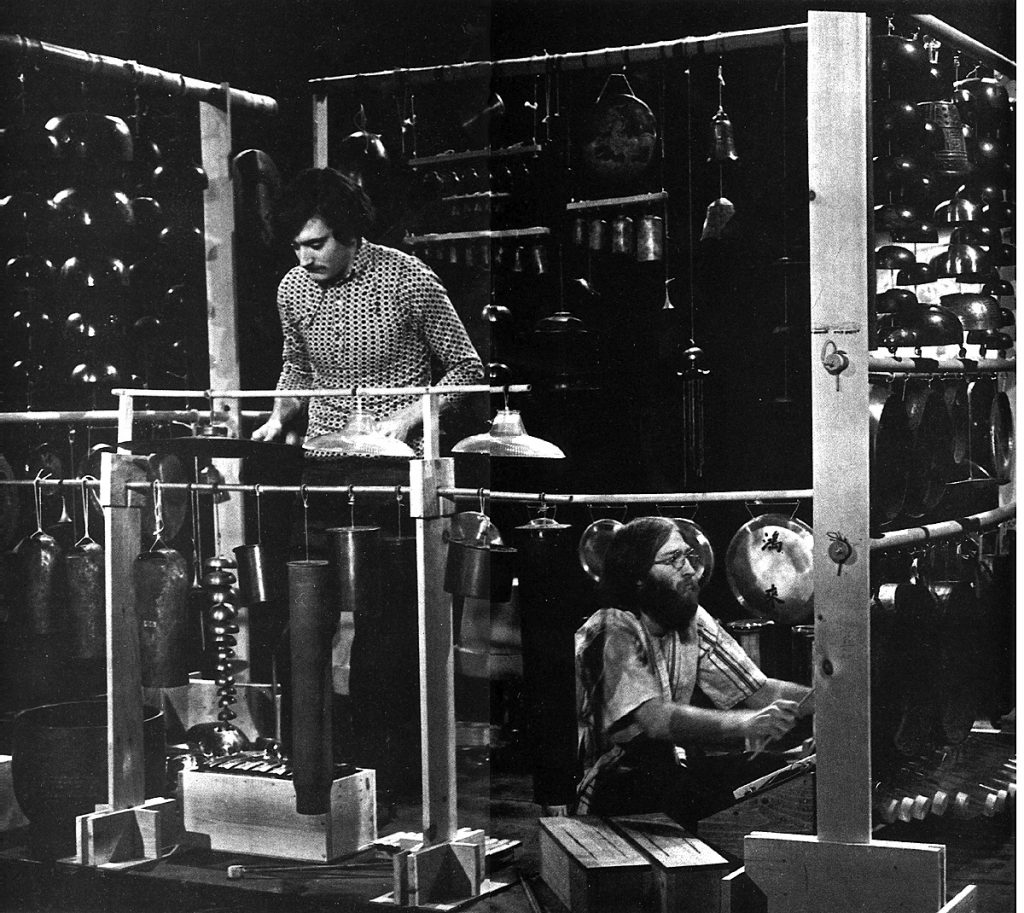 Photo 10 - Wood rack system used by Bill Cahn and Bob Becker during a television broadcast in 1971