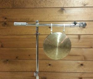 Photo 8 - Gong suspended from two points on a boom cymbal stand